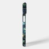 Majestueuze vrouw met zilveren jurk Case-Mate iPhone case (Achterkant / Rechts)