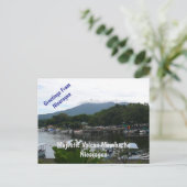 Majestueuze vulkaan Mombacho – Granada, Nicaragua Briefkaart (Staand voorkant)