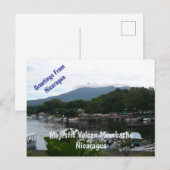 Majestueuze vulkaan Mombacho – Granada, Nicaragua Briefkaart (Voorkant / Achterkant)