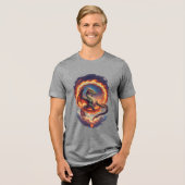 Majestueuze Vuurdraak Tri-Blend Shirt (Voorkant volledig)
