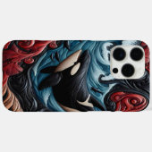 Majestueuze walvissen: de omhelzing van Zee Case-Mate iPhone Case (Achterkant (horizontaal))