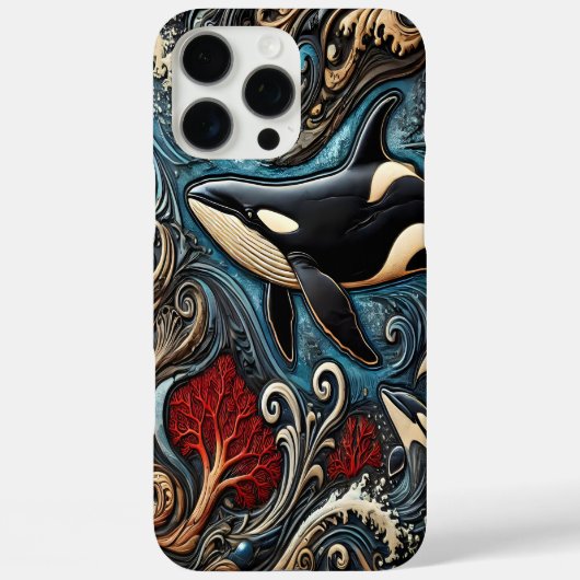 Majestueuze walvissen: golven in beweging Case-Mate iPhone case (Achterkant)