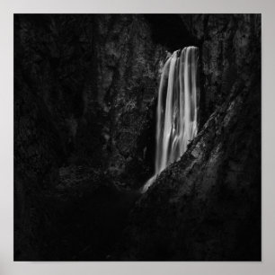 Majestueuze waterval Boka in Slovenië Poster