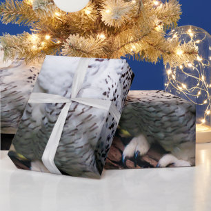 Majestueuze winter sneeuwuil cadeaupapier