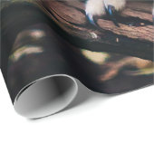 Majestueuze winter sneeuwuil cadeaupapier (Rol Hoek)