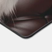 Majestueuze witte kat bureaumat (Hoek)