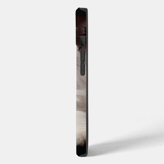 Majestueuze witte kat Case-Mate iPhone case (Achterkant / Links)
