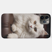 Majestueuze witte kat Case-Mate iPhone case (Achterkant (horizontaal))