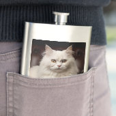 Majestueuze witte kat flacon (Voorbeeld)