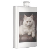 Majestueuze witte kat flacon (Rechts)