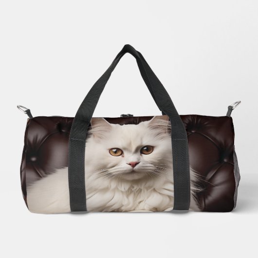 Majestueuze witte kat plunjezak (Voorkant)
