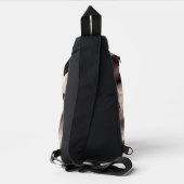 Majestueuze witte kat sling bag (Achterkant)