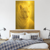 Majestueuze Witte Tijger – Fine Art Print (Insitu (Slaapkamer))