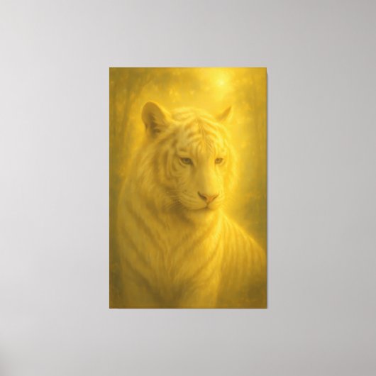 Majestueuze Witte Tijger – Fine Art Print (Voorkant)