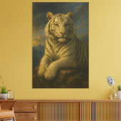 Majestueuze Witte Tijger – Fine Art Print (Insitu (Woonkamer))