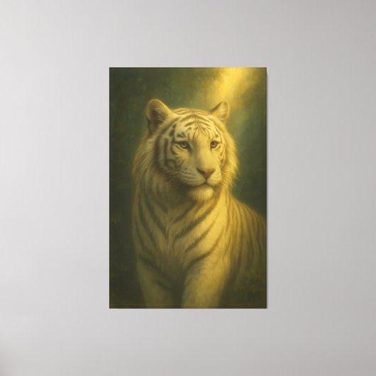 Majestueuze Witte Tijger – Fine Art Print (Voorkant)
