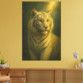 Majestueuze Witte Tijger – Fine Art Print (Insitu (Woonkamer))