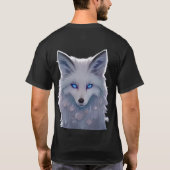 majestueuze witte vos t-shirt (Achterkant)