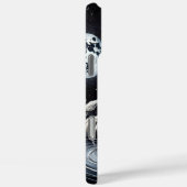 Majestueuze witte wolf staren bij maanlicht reflec Case-Mate iPhone case (Achterkant / Rechts)