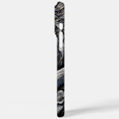 Majestueuze witte wolf staren bij maanlicht reflec Case-Mate iPhone case (Achterkant / Links)