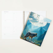 Majestueuze Wolf Berg Kunst Planner (Display)