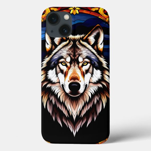 Majestueuze Wolf in Kleurrijk Detail Case-Mate iPhone Case (Achterkant)