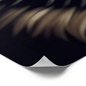 Majestueuze wolf onder sterrenhemel poster (Hoek)