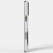 Majestueuze wolf staart over een mistig boslandsch Case-Mate iPhone case (Achterkant / Rechts)