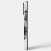 Majestueuze wolf staart over maanverlichte bosland Case-Mate iPhone case (Achterkant / Links)