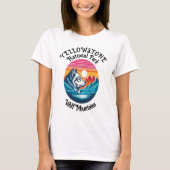 Majestueuze wolf van Yellowstone T-shirt (Voorkant)