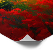 Majestueuze zonsondergang, reuzenboom poster (Hoek)