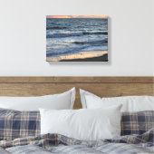 Majestueuze zonsopgang boven de oceaan canvas afdruk (Insitu (Slaapkamer))