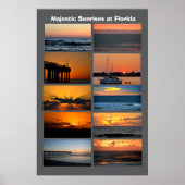 Majestueuze zonsopgangen in Florida Poster (Voorkant)