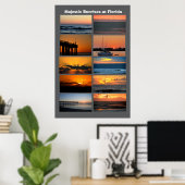 Majestueuze zonsopgangen in Florida Poster (Thuiskantoor)