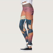 Majestueuze zwarte panter leggings (Links)
