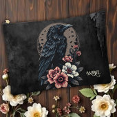 Majestueuze zwarte raaf etui