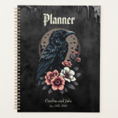 Majestueuze zwarte raaf planner (Voorkant)