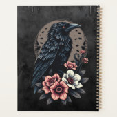Majestueuze zwarte raaf planner (Achterkant)