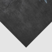 Majestueuze zwarte raaf tissuepapier (Detail)