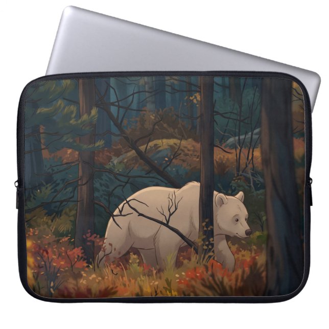 MAJESTUZE BEER  LAPTOP SLEEVE (Voorkant)