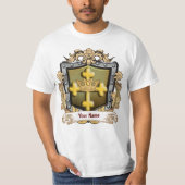 Majesty Family Crest Achternaam T-shirt (Voorkant)
