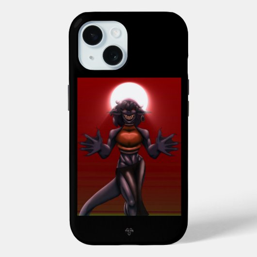 Maji Water Genasi Warlock Donkere Fantasy Karakter Case-Mate iPhone Case (Achterkant)
