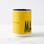 MAJIC-mok koffie Tweekleurige Koffiemok (Center)