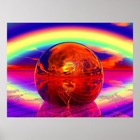 Majical Sun Set Poster (Voorkant)