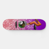 majik 8ball persoonlijk skateboard (Horizontaal)