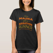 Majka en Marathon Runner Humor Sprint T-shirt (Voorkant)