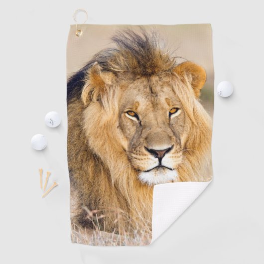 Majoen wild dier portret foto golfhanddoek (Insitu)