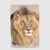 Majoen wild dier portret foto golfhanddoek (Voorkant)