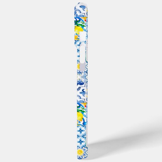 Majolica, citroen, Siciliaanse tegels, Case-Mate iPhone Case (Achterkant / Links)