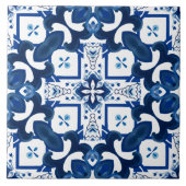 Majolica, citroen, Siciliaanse tegels, keramische Tegeltje (Voorkant)